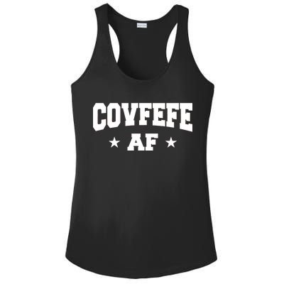 Covfefe AF Stars Ladies PosiCharge Competitor Racerback Tank