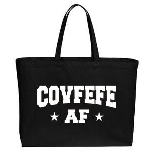 Covfefe AF Stars Cotton Canvas Jumbo Tote