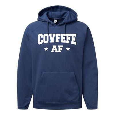 Covfefe AF Stars Performance Fleece Hoodie