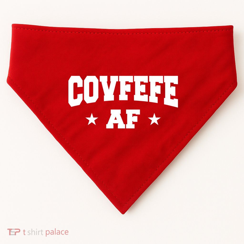 Covfefe AF Stars USA-Made Doggie Bandana