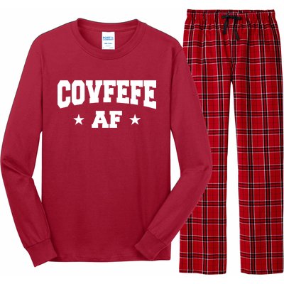 Covfefe AF Stars Long Sleeve Pajama Set