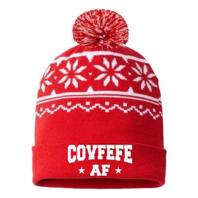 Covfefe AF Stars USA-Made Snowflake Beanie