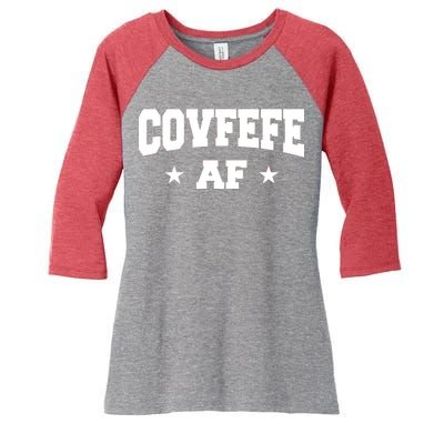 Covfefe AF Stars Women's Tri-Blend 3/4-Sleeve Raglan Shirt