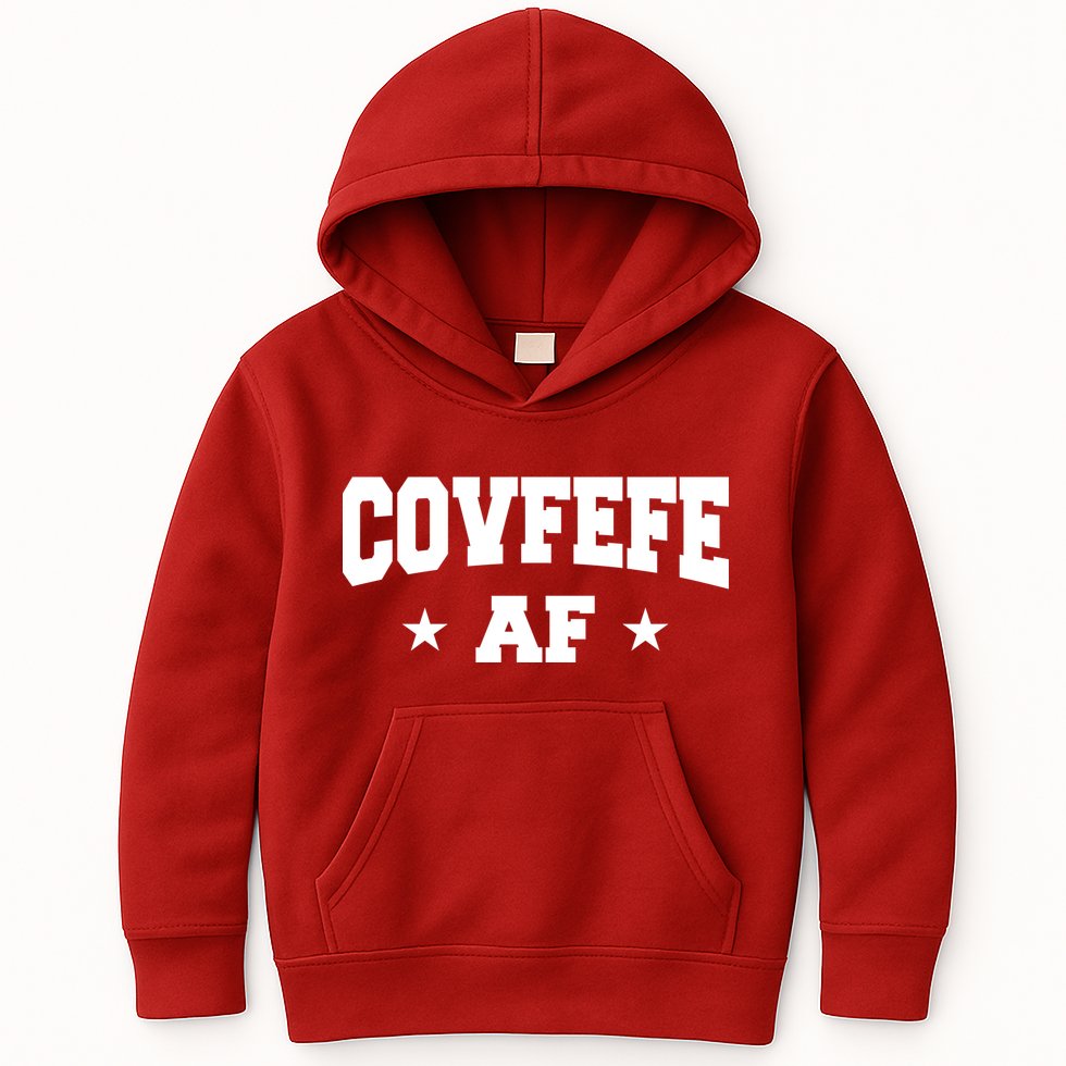 Covfefe AF Stars Kids Hoodie