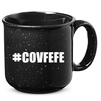 Covfefe #COVFEFE Hashtag 15oz Campfire Ceramic Mug