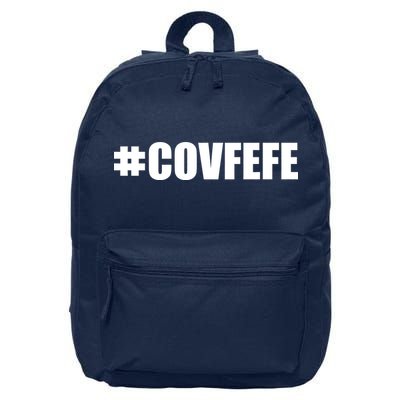 Covfefe #COVFEFE Hashtag 16 in Basic Backpack