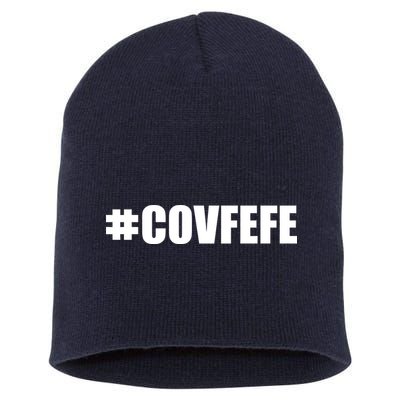 Covfefe #COVFEFE Hashtag Short Acrylic Beanie