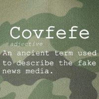 Covfefe Definition Adjective Ancient Term to DescriBe Fake News Legacy Tie Dye Trucker Hat