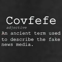 Covfefe Definition Adjective Ancient Term to DescriBe Fake News Cool Comfort Performance Bucket Hat