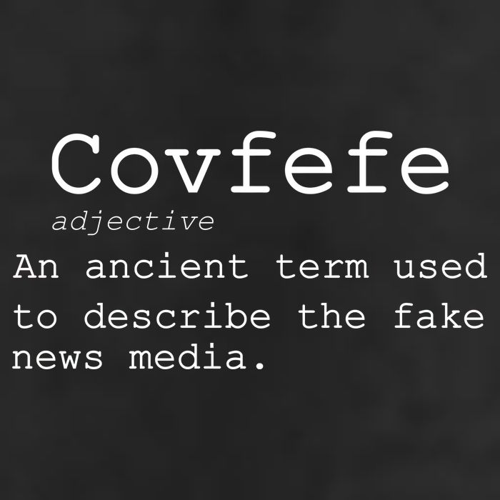 Covfefe Definition Adjective Ancient Term to DescriBe Fake News Cool Comfort Performance Bucket Hat