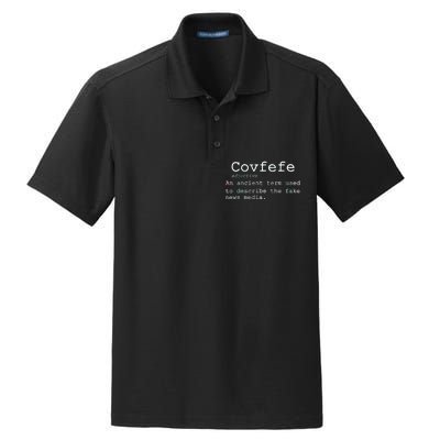 Covfefe Definition Adjective Ancient Term to DescriBe Fake News Dry Zone Grid Polo