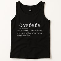 Covfefe Definition Adjective Ancient Term to DescriBe Fake News Tank Top
