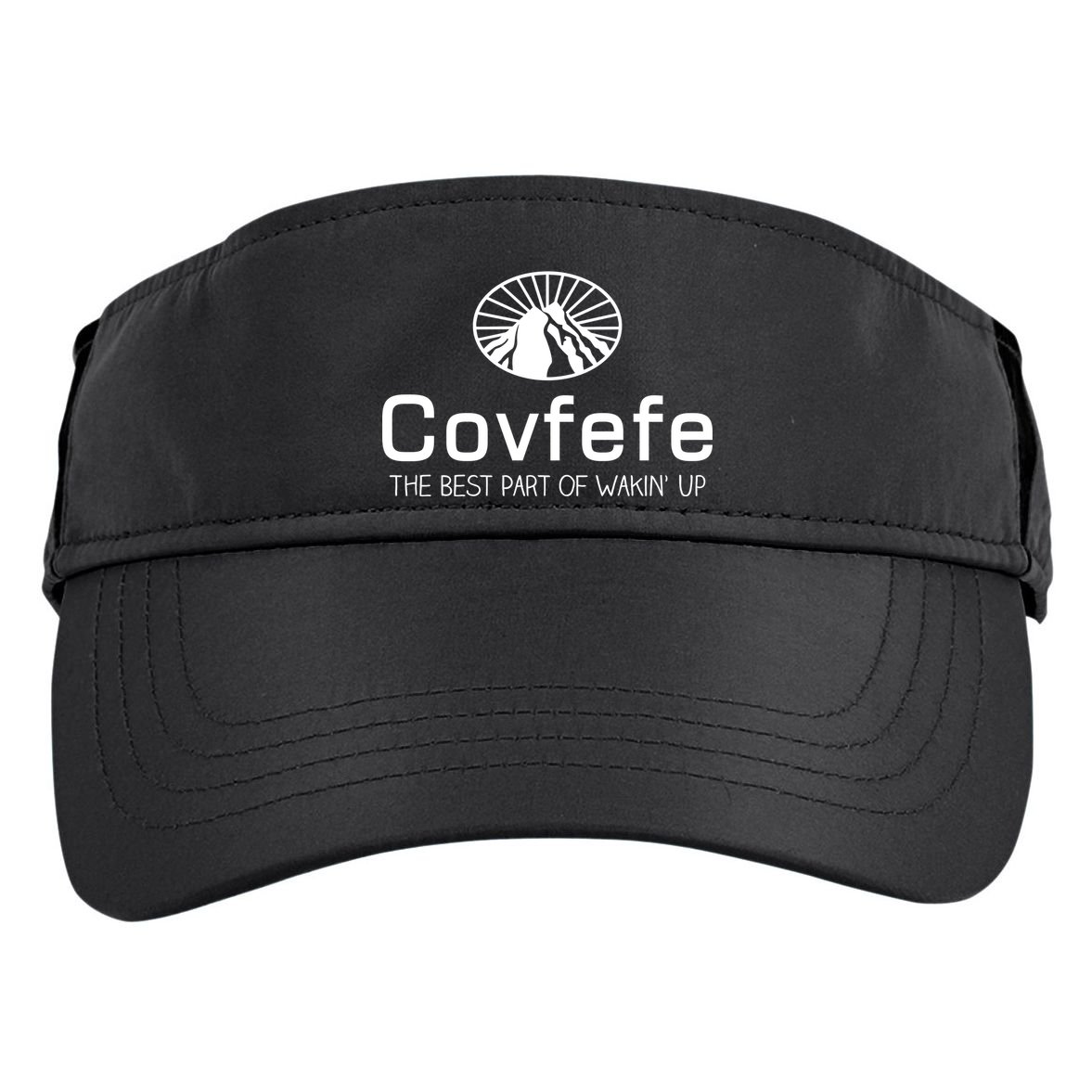 Covfefe The Best Part of Wakin' Up Parody Adult Drive Performance Visor