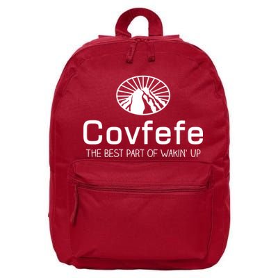 Covfefe The Best Part of Wakin' Up Parody 16 in Basic Backpack