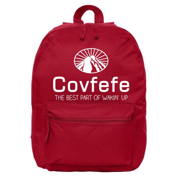 Covfefe The Best Part of Wakin' Up Parody 16 in Basic Backpack