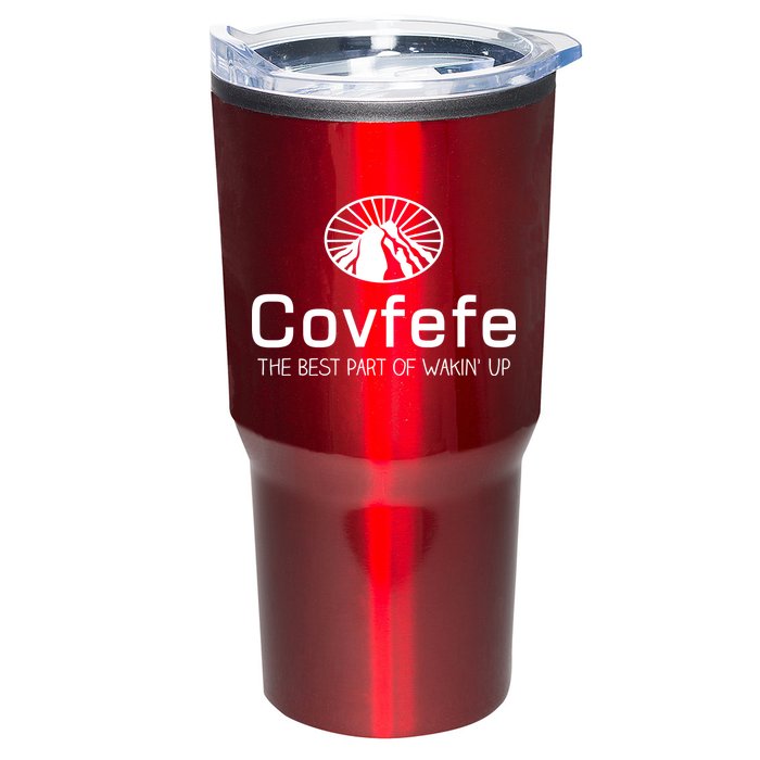 Covfefe The Best Part of Wakin' Up Parody Tumbler
