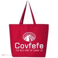 Covfefe The Best Part of Wakin' Up Parody 25L Jumbo Tote
