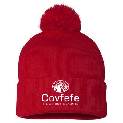 Covfefe The Best Part of Wakin' Up Parody Pom Pom 12in Knit Beanie