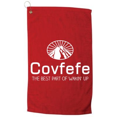 Covfefe The Best Part of Wakin' Up Parody Golf Towel
