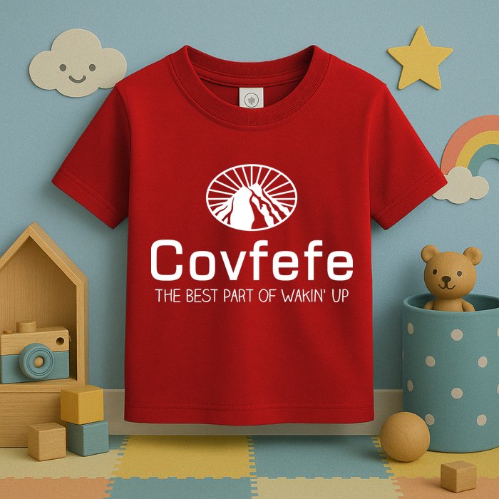 Covfefe The Best Part of Wakin' Up Parody Toddler T-Shirt
