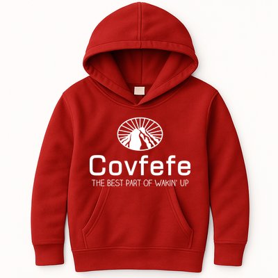 Covfefe The Best Part of Wakin' Up Parody Kids Hoodie