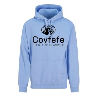 Covfefe The Best Part of Wakin' Up Parody Unisex Surf Hoodie