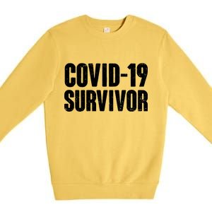 Covid-19 Survivor Premium Crewneck Sweatshirt