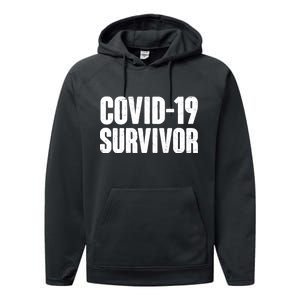 Covid-19 Survivor Performance Fleece Hoodie