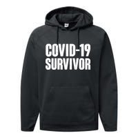 Covid-19 Survivor Performance Fleece Hoodie