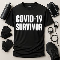 Covid-19 Survivor Cooling Performance Crew T-Shirt