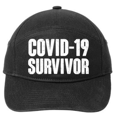 Covid-19 Survivor 7-Panel Snapback Hat