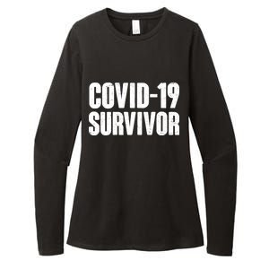 Covid-19 Survivor Womens CVC Long Sleeve Shirt