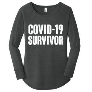 Covid-19 Survivor Women's Perfect Tri Tunic Long Sleeve Shirt