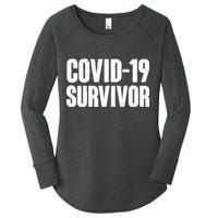 Covid-19 Survivor Women's Perfect Tri Tunic Long Sleeve Shirt