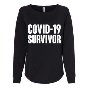 Covid-19 Survivor Womens California Wash Sweatshirt