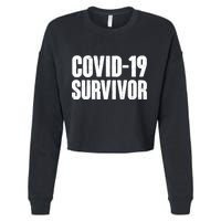 Covid-19 Survivor Cropped Pullover Crew