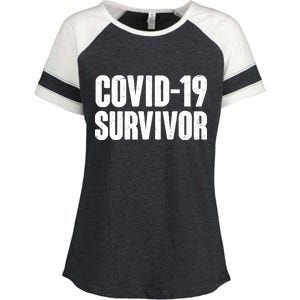 Covid-19 Survivor Enza Ladies Jersey Colorblock Tee