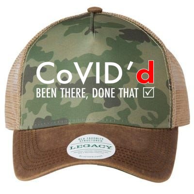 CoVID'd Been There Done That Legacy Tie Dye Trucker Hat