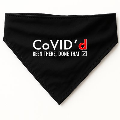 CoVID'd Been There Done That USA-Made Doggie Bandana
