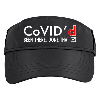 CoVID'd Been There Done That Adult Drive Performance Visor