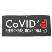 CoVID'd Been There Done That Large Microfiber Waffle Golf Towel