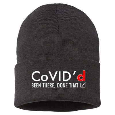 CoVID'd Been There Done That Sustainable Knit Beanie