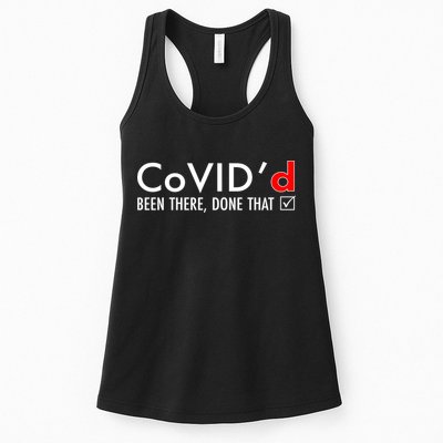 CoVID'd Been There Done That Womens Tank Top