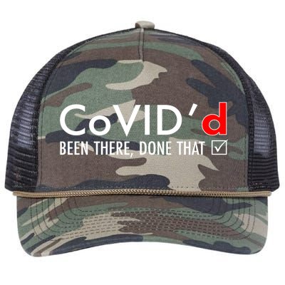 CoVID'd Been There Done That Retro Rope Trucker Hat Cap