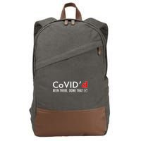 CoVID'd Been There Done That Cotton Canvas Backpack