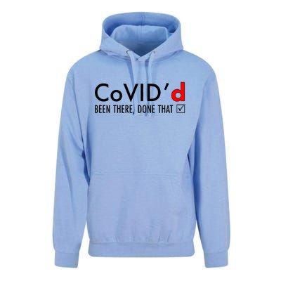 CoVID'd Been There Done That Unisex Surf Hoodie