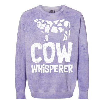 Cow Whisperer Colorblast Crewneck Sweatshirt