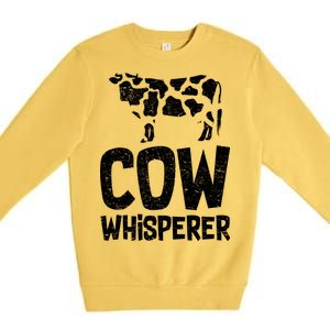 Cow Whisperer Premium Crewneck Sweatshirt