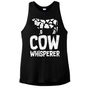 Cow Whisperer Ladies PosiCharge Tri-Blend Wicking Tank