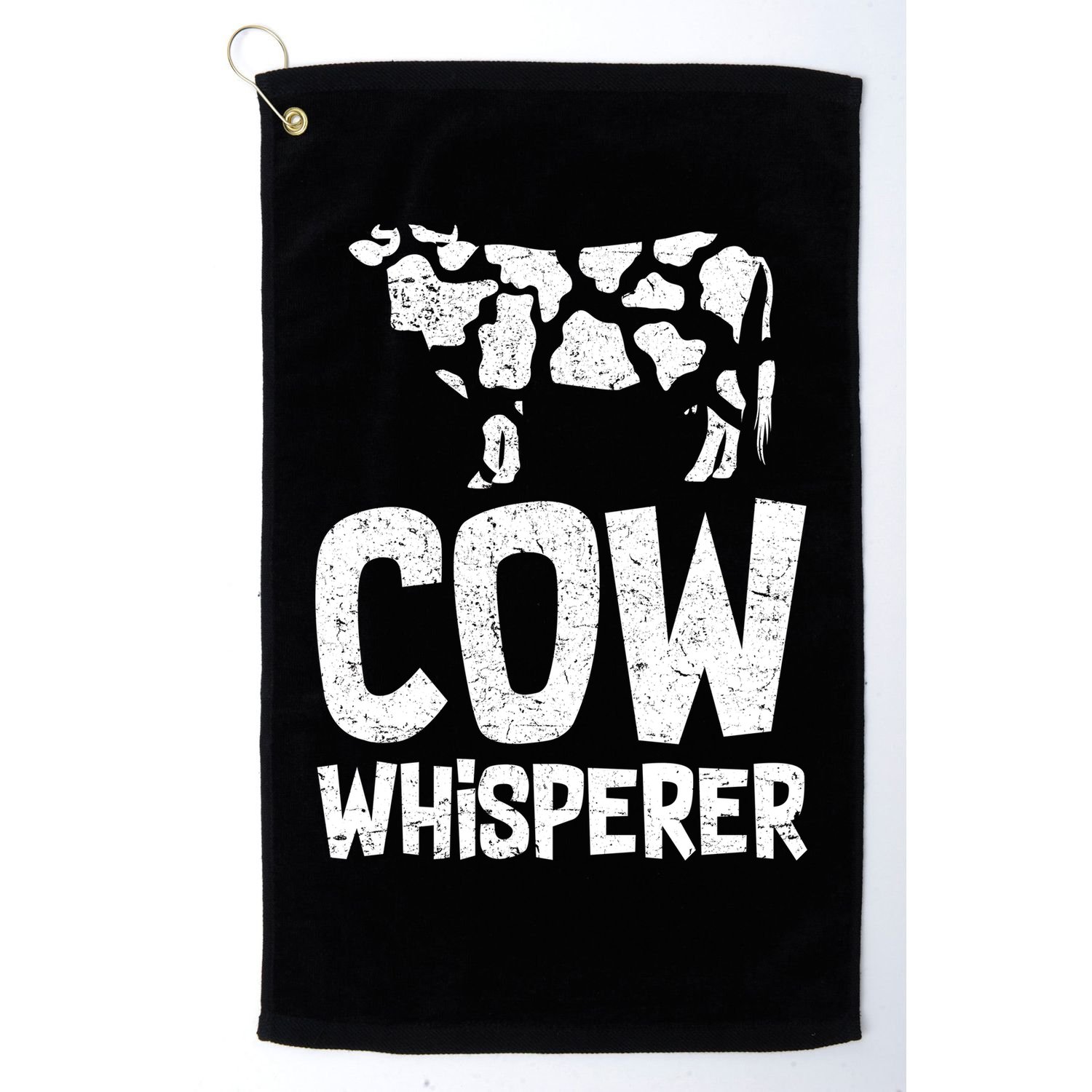 Cow Whisperer Golf Towel